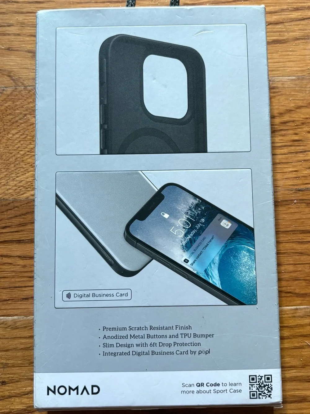 Nomad Sport Case Coastal Rock for Apple iPhone 13 Pro, new